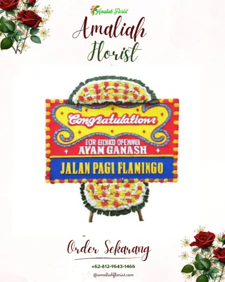 Sewa Papan Bunga Medan Area